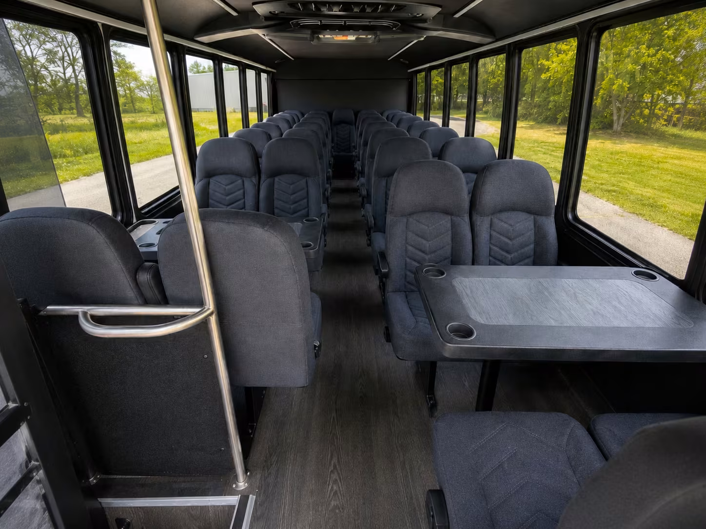 18 passenger minibus inside