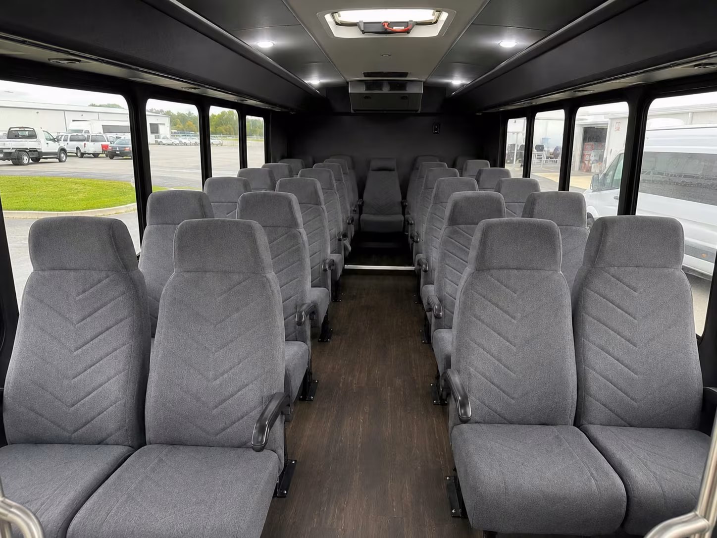 18 passenger minibus interior