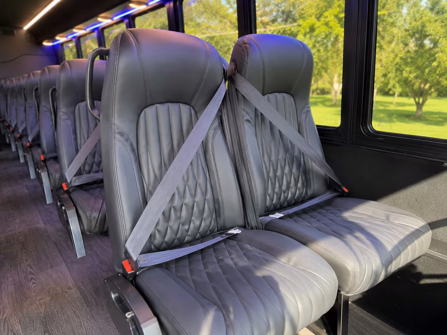 20 passenger minibus inside