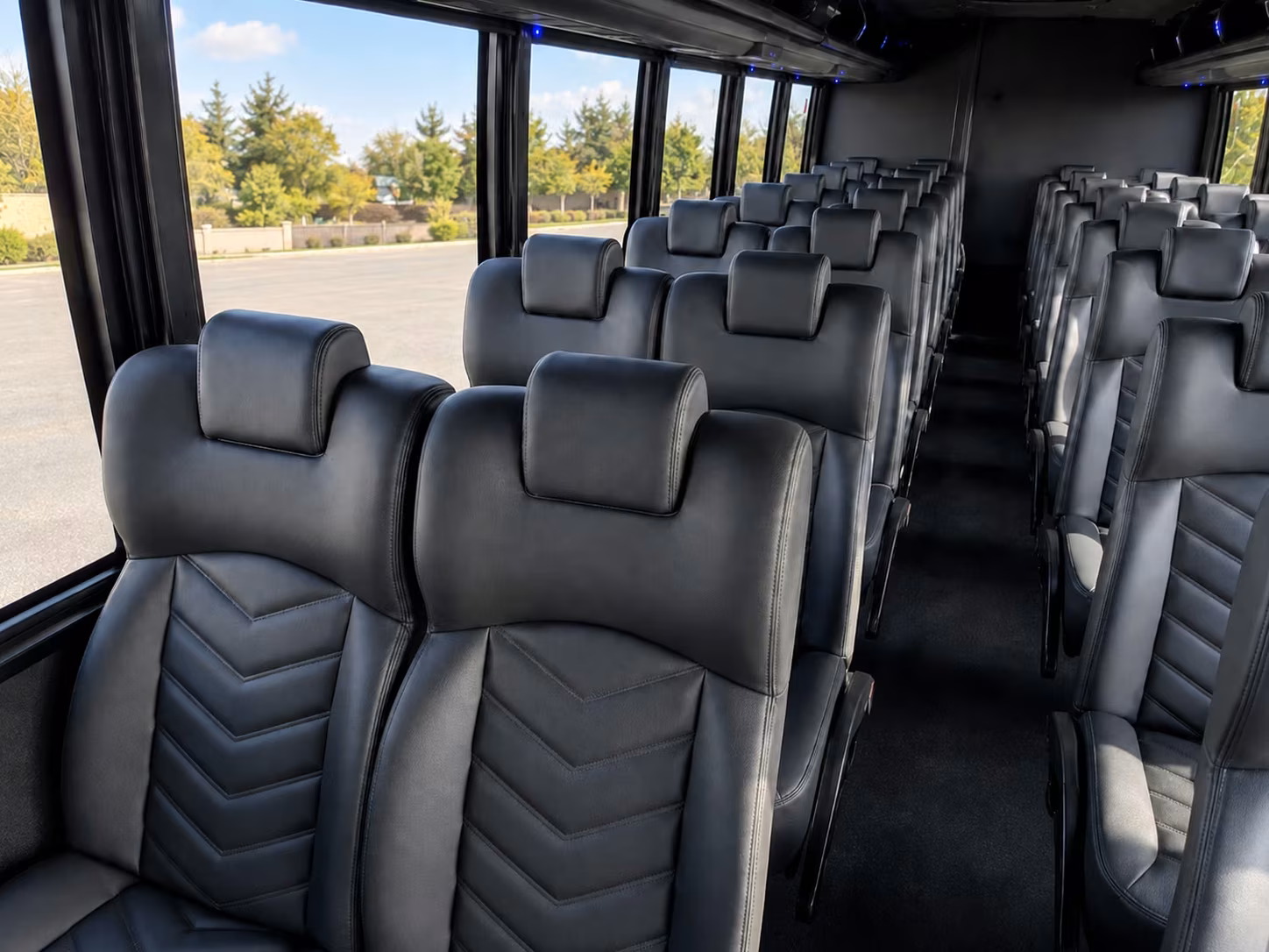20 passenger minibus interior
