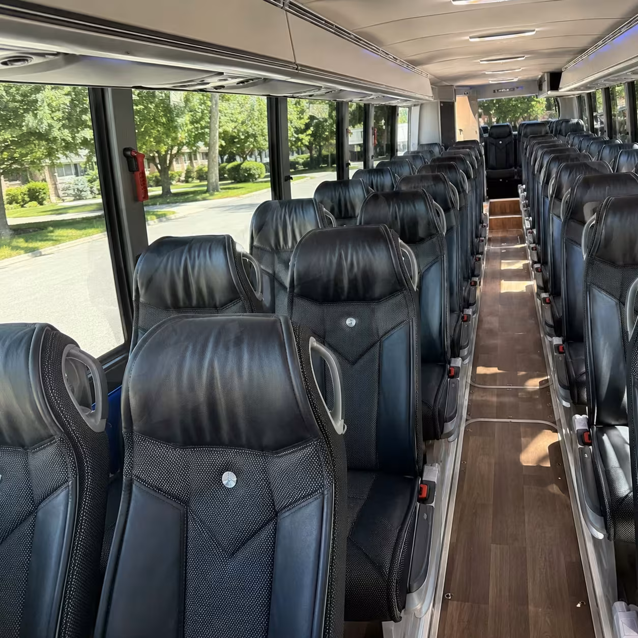 toms river charter bus inside