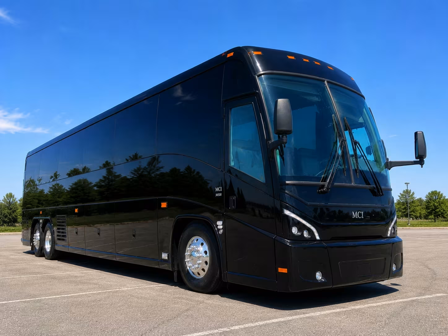 toms river charter bus rental exterior